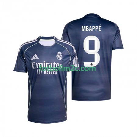 Fußballtrikots Real Madrid Kylian Mbappé 9 Auswärts Trikotsatz 2025-2026 Fußballtrikots Real Madrid Kylian Mbappé 9 Auswärts Trikotsatz 2025-2026